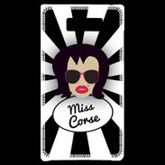 Coque LG Optimus L7 Miss Corse Brune