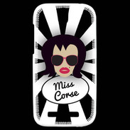 Coque HTC One SV Miss Corse Brune