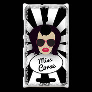 Coque Nokia Lumia 925 Miss Corse Brune