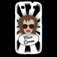 Coque Samsung Galaxy S3 Miss Corse Chatain