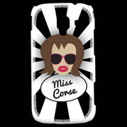 Coque Samsung Galaxy Ace 2 Miss Corse Chatain