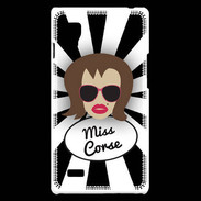 Coque LG Optimus L9 Miss Corse Chatain