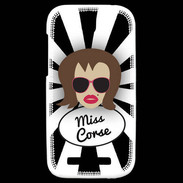 Coque HTC One SV Miss Corse Chatain