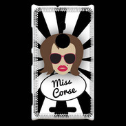 Coque Nokia Lumia 925 Miss Corse Chatain