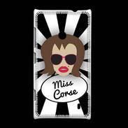 Coque Nokia Lumia 520 Miss Corse Chatain