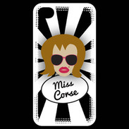 Coque iPhone 4 / iPhone 4S Miss Corse Rousse