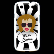 Coque Samsung Galaxy S3 Miss Corse Rousse
