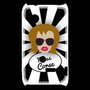 Coque Sony Xperia Typo Miss Corse Rousse