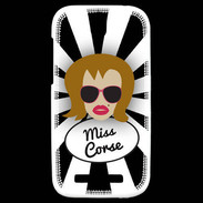 Coque HTC One SV Miss Corse Rousse