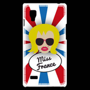 Coque LG Optimus L9 Miss France Blonde