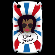 Coque Blackberry 8520 Miss France Black