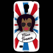 Coque Samsung Galaxy S4 Miss France Black