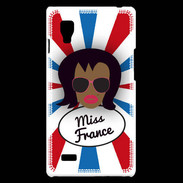 Coque LG Optimus L9 Miss France Black