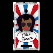 Coque Nokia Lumia 925 Miss France Black