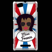 Coque Sony Xperia M Miss France Black
