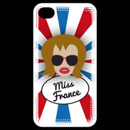 Coque iPhone 4 / iPhone 4S Miss France Rousse