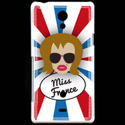 Coque Sony Xperia T Miss France Rousse