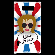 Coque LG Optimus L7 Miss France Rousse