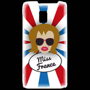 Coque LG P990 Miss France Rousse