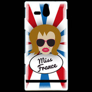 Coque Sony Xperia U Miss France Rousse