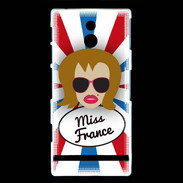 Coque Sony Xperia P Miss France Rousse