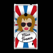 Coque Nokia Lumia 520 Miss France Rousse