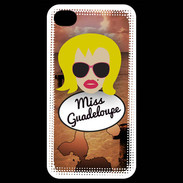 Coque iPhone 4 / iPhone 4S Miss Guadeloupe Blonde