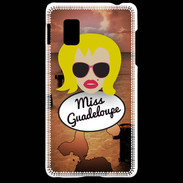 Coque LG Optimus G Miss Guadeloupe Blonde