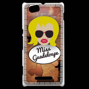 Coque Sony Xperia M Miss Guadeloupe Blonde