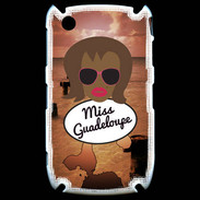 Coque Blackberry 8520 Miss Guadeloupe Black