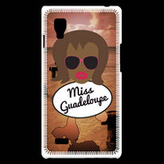 Coque LG Optimus L9 Miss Guadeloupe Black