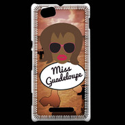 Coque Sony Xperia M Miss Guadeloupe Black