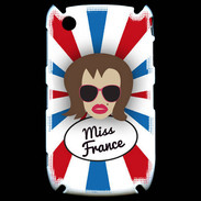 Coque Blackberry 8520 Miss France Chatain