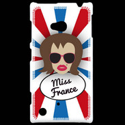 Coque Nokia Lumia 720 Miss France Chatain