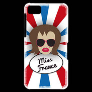 Coque Blackberry Z10 Miss France Chatain