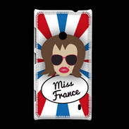 Coque Nokia Lumia 520 Miss France Chatain