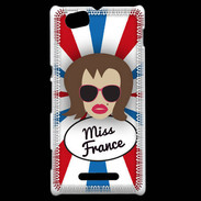 Coque Sony Xperia M Miss France Chatain