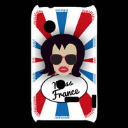 Coque Sony Xperia Typo Miss France Brune