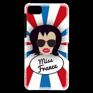 Coque Blackberry Z10 Miss France Brune