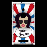 Coque Nokia Lumia 925 Miss France Brune