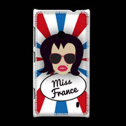 Coque Nokia Lumia 520 Miss France Brune
