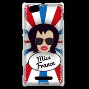 Coque Sony Xperia M Miss France Brune