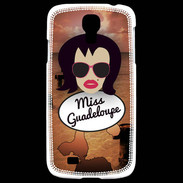 Coque Samsung Galaxy S4 Miss Guadeloupe Brune