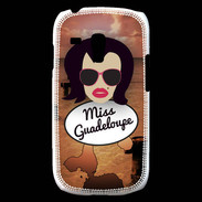 Coque Samsung Galaxy S3 Mini Miss Guadeloupe Brune