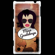 Coque Nokia Lumia 720 Miss Guadeloupe Brune