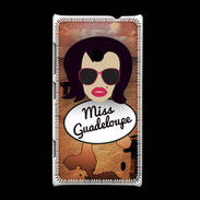 Coque Nokia Lumia 520 Miss Guadeloupe Brune