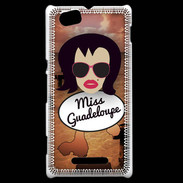 Coque Sony Xperia M Miss Guadeloupe Brune