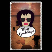 Etui carte bancaire Miss Guadeloupe Brune