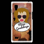 Coque LG Optimus L9 Miss Guadeloupe Rousse