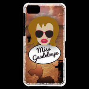 Coque Blackberry Z10 Miss Guadeloupe Rousse